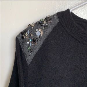 Jcrew bejeweled sweater
